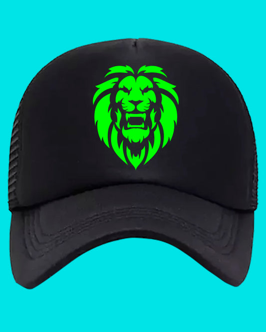 Gorra Trucker Negro Leon