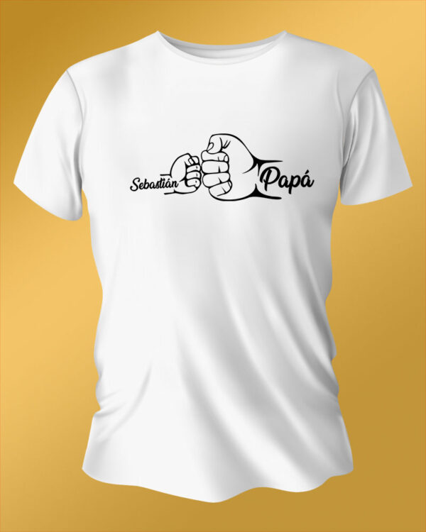 Polo - Papa Un Puño Blanco